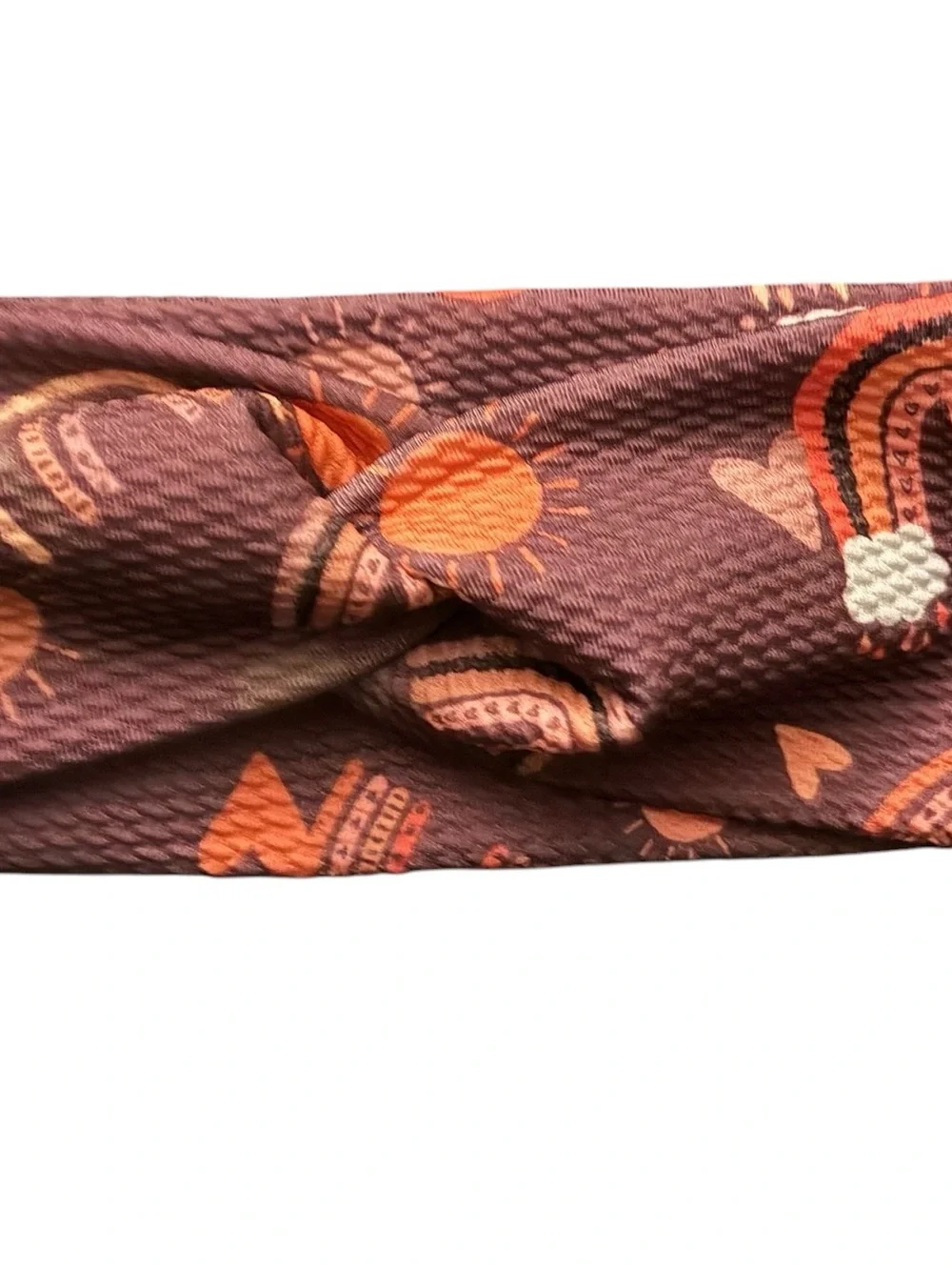Assorted Women’s Knotted Headbands - Pink, Red, Peach, Purple, Brown